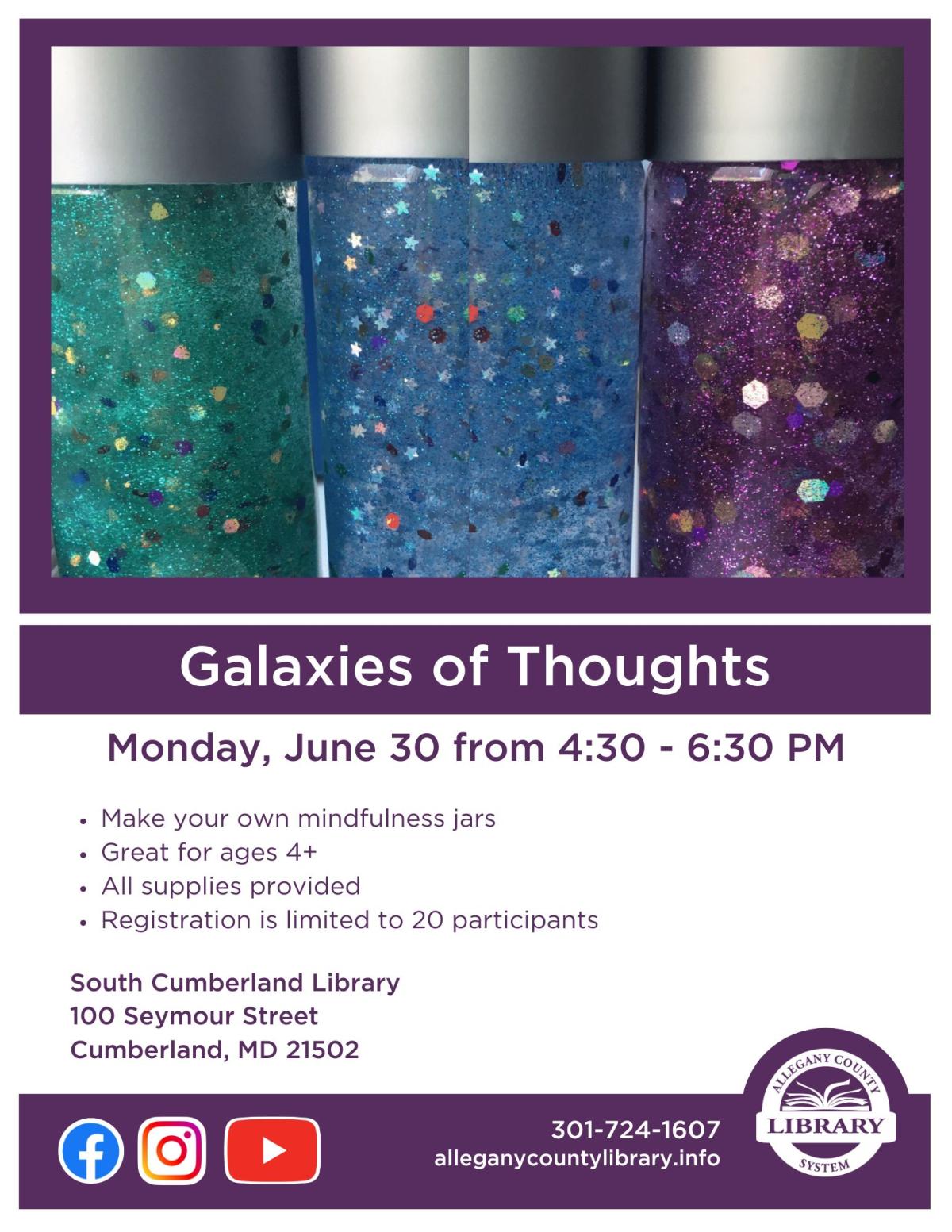 Galaxies of Thoughts flyer