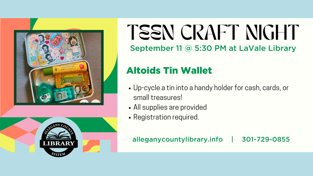 Teen Craft Night Altoids Tin Wallet
