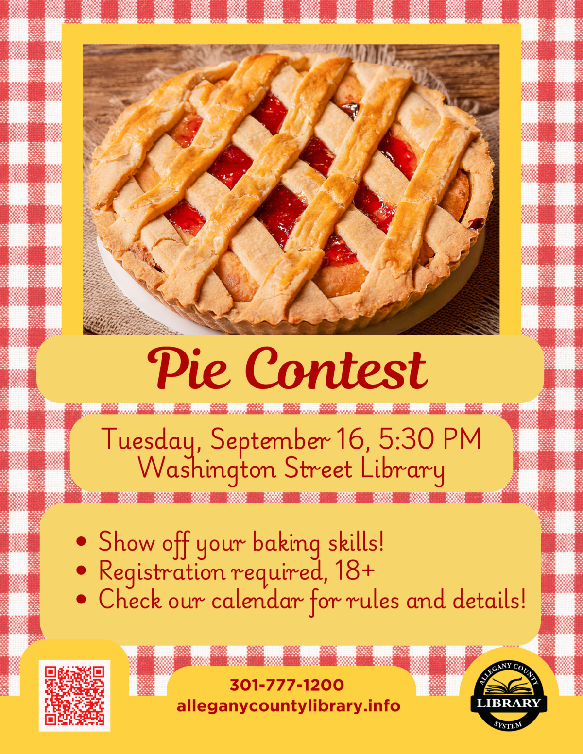 Pie Contest Flyer