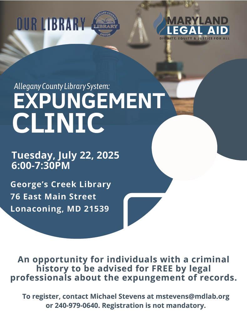 Expungement Clinic graphic.