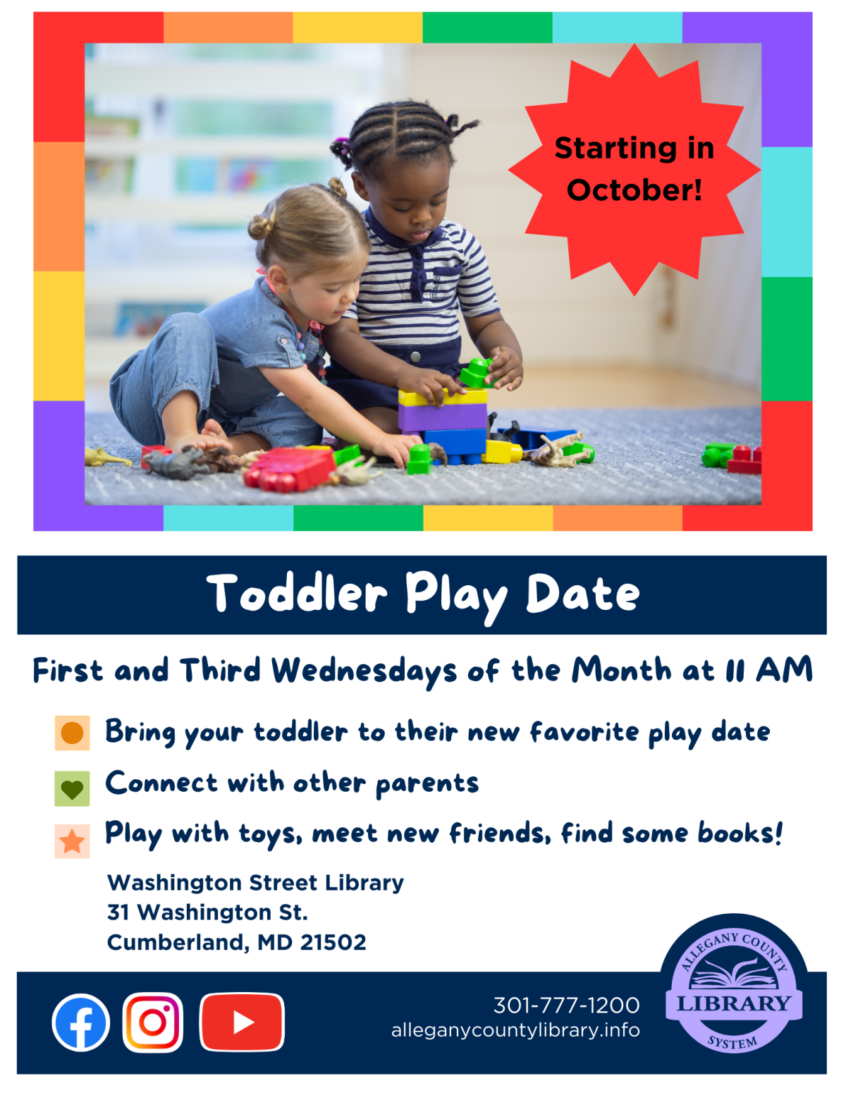 Toddler Play Date Flyer