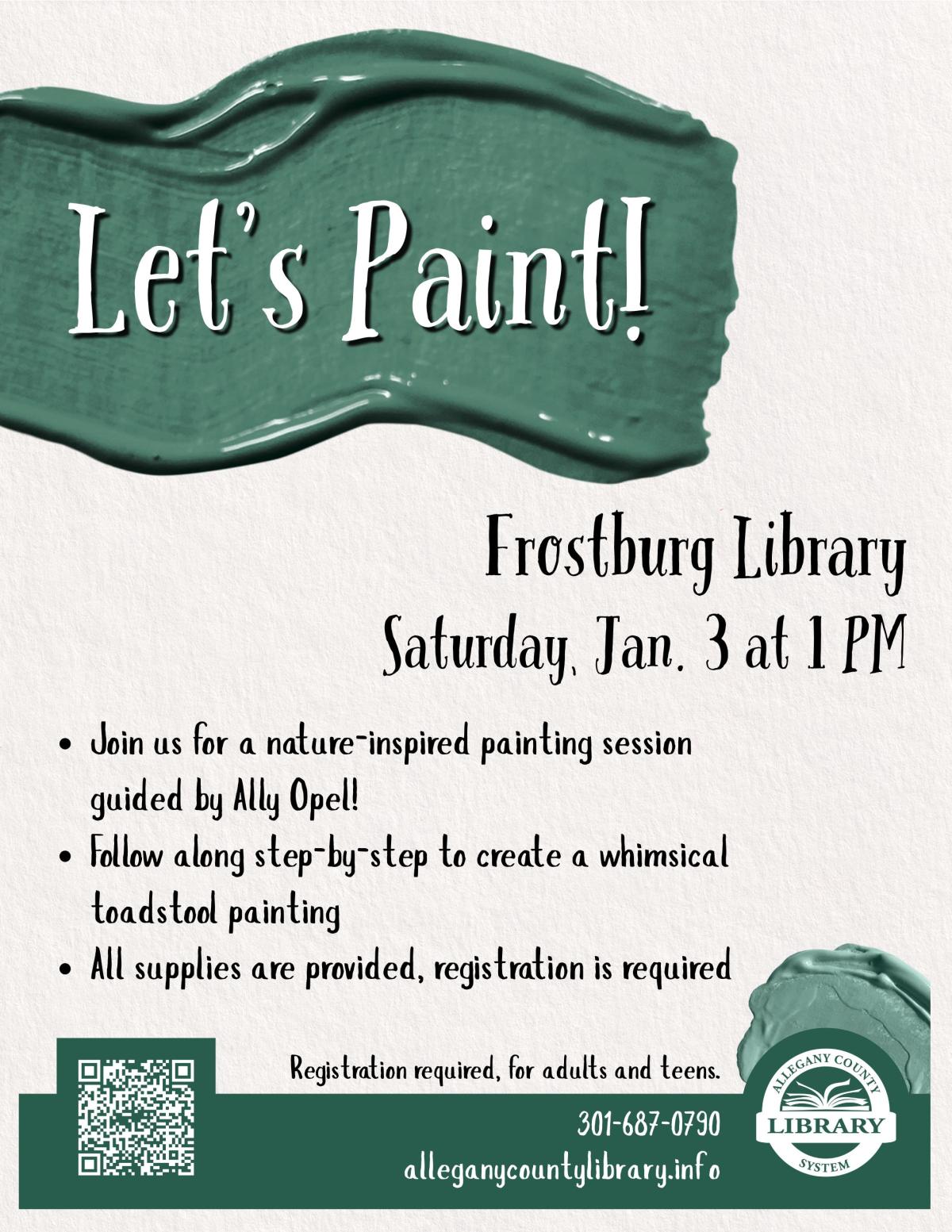 Let's Paint! Flyer
