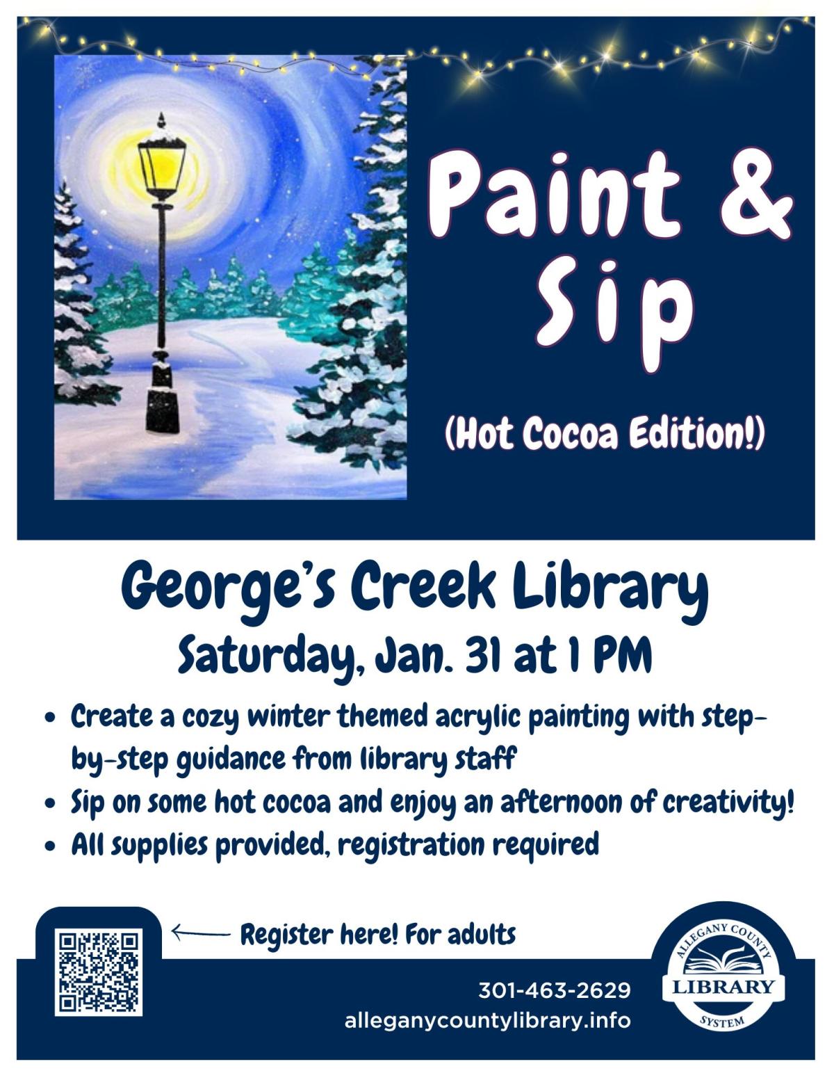 Paint & Sip Flyer