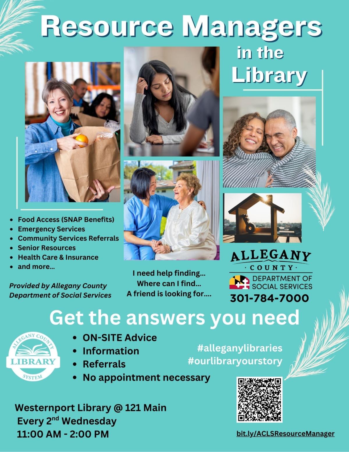 Resource Manager in the Library flyer